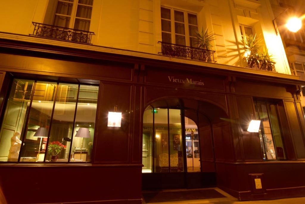 Hotel Du Vieux Marais Párizs Kültér fotó